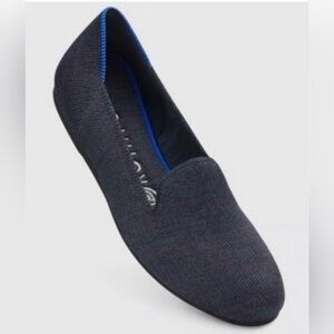 Rothy’s Classic Navy Round Toe Loafer l Navy Heather (retired color) l Size 8